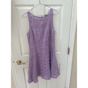 BB Dakota light purple lace dress